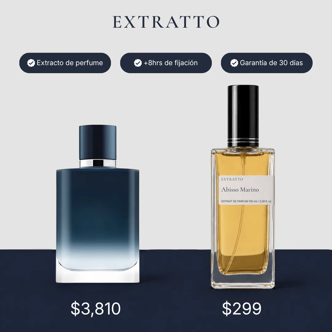 Comparación de precio: Abisso Marino de Extratto frente a Acqua di Gio Profondo de Giorgio Armani