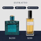 Comparación de precio: Fascino de Extratto frente a Versace Eros