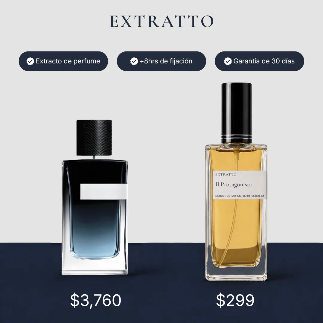 Comparación de precio: Il Protagonista de Extratto frente a Y Eau de Parfum de YSL
