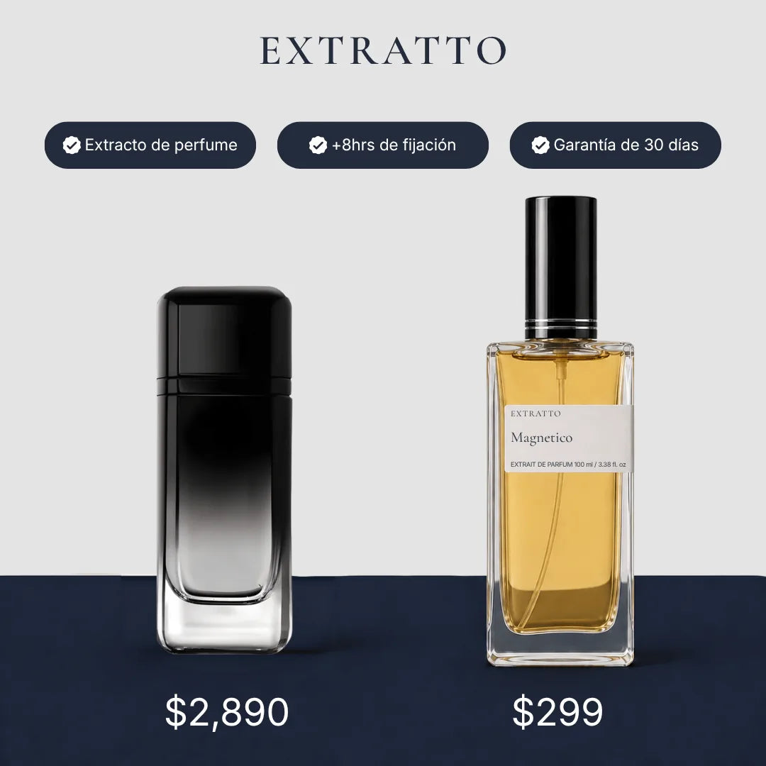Comparación de precio: Magnetico de Extratto frente a 212 VIP Men Black de Carolina Herrera