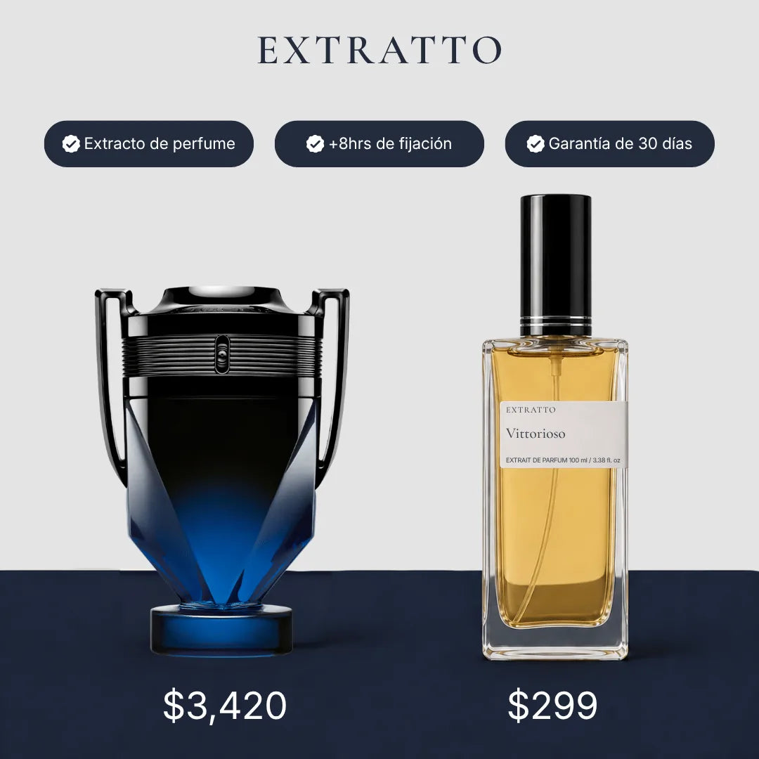 Comparación de precio: Vittorioso de Extratto frente a Invictus Victory Elixir de Paco Rabanne