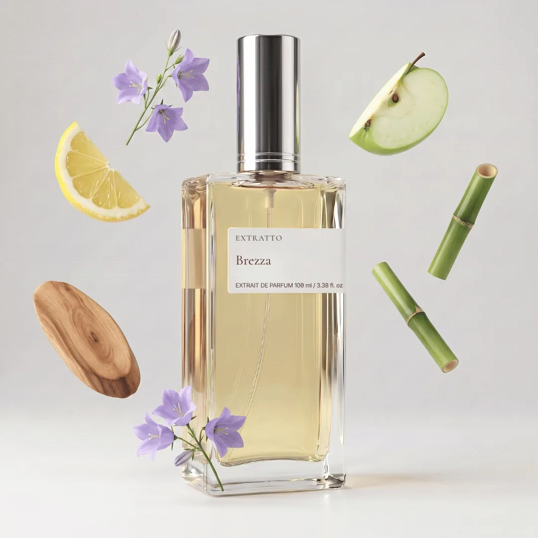 Notas olfativas de Brezza, perfume inspirado en Light Blue de Dolce & Gabbana