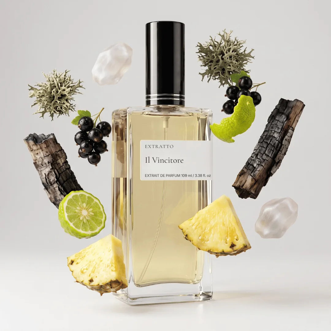 Notas olfativas de Il Vincitore, perfume inspirado en Creed Aventus