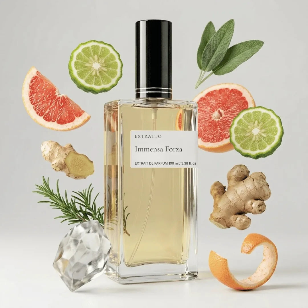 Notas olfativas de Immensa Forza, perfume inspirado en L'Immensité de Louis Vuitton