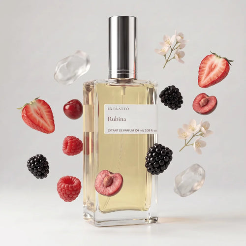 Notas olfativas de Rubina, perfume inspirado en Burberry Her
